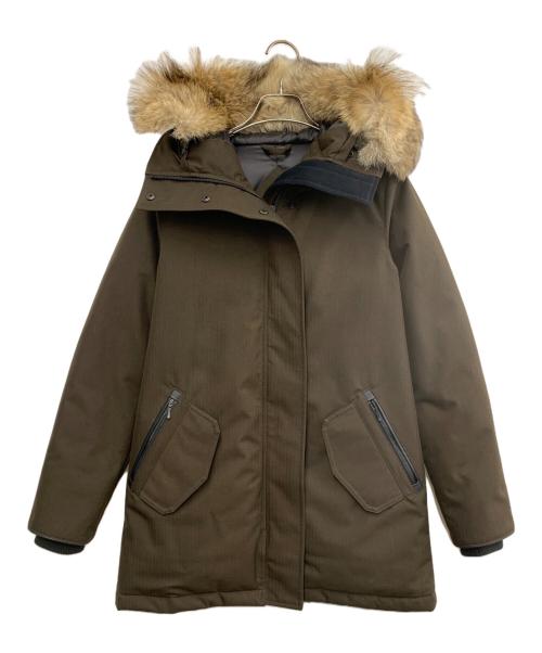 CANADA GOOSE（カナダグース）CANADA GOOSE (カナダグース) ダウンジャケット ブラウン サイズ:2XSの古着・服飾アイテム