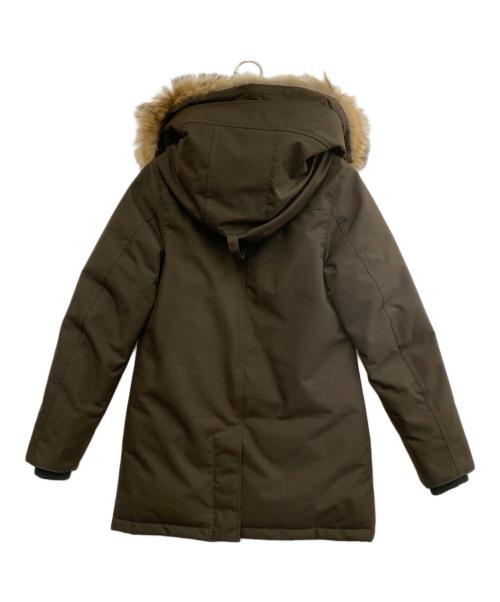 CANADA GOOSE（カナダグース）CANADA GOOSE (カナダグース) ダウンジャケット ブラウン サイズ:2XSの古着・服飾アイテム