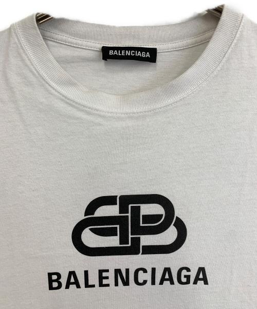 BALENCIAGA（バレンシアガ）BALENCIAGA (バレンシアガ) 半袖Tシャツ ホワイト サイズ:Mの古着・服飾アイテム