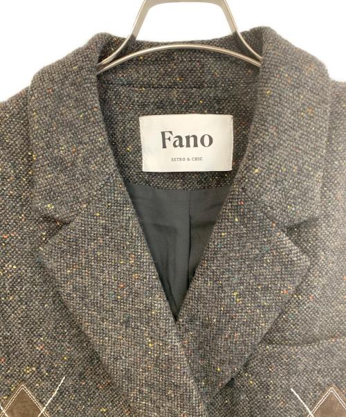 Fano Studios（ファノ ストゥディオズ）Fano Studios (ファノ ストゥディオズ) テーラードジャケット ブラウン サイズ:Lの古着・服飾アイテム