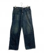 NEIGHBORHOODネイバーフッド）の古着「WASHED DENIM DP WIDE PANTS」｜インディゴ