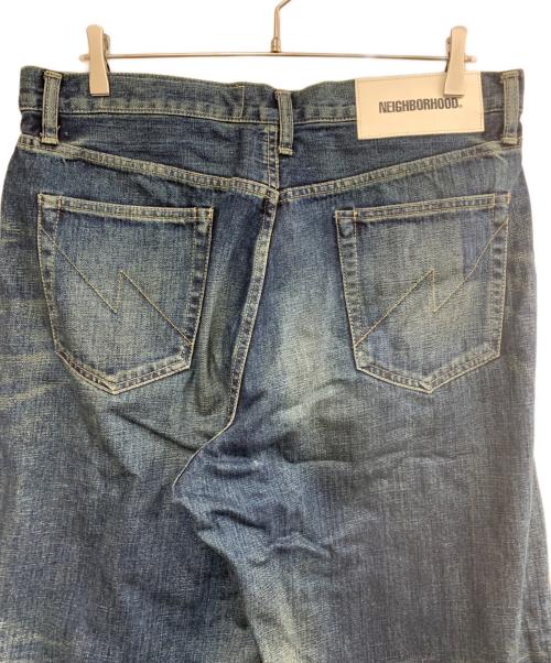 NEIGHBORHOOD（ネイバーフッド）NEIGHBORHOOD (ネイバーフッド) WASHED DENIM DP WIDE PANTS インディゴ サイズ:Lの古着・服飾アイテム