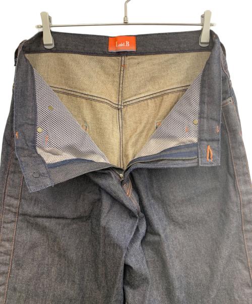 laid.B（レイド ビー）laid.B (レイド ビー) blue room (ブルー ルーム) Night Ventilation Denim Pants ブラック サイズ:3の古着・服飾アイテム