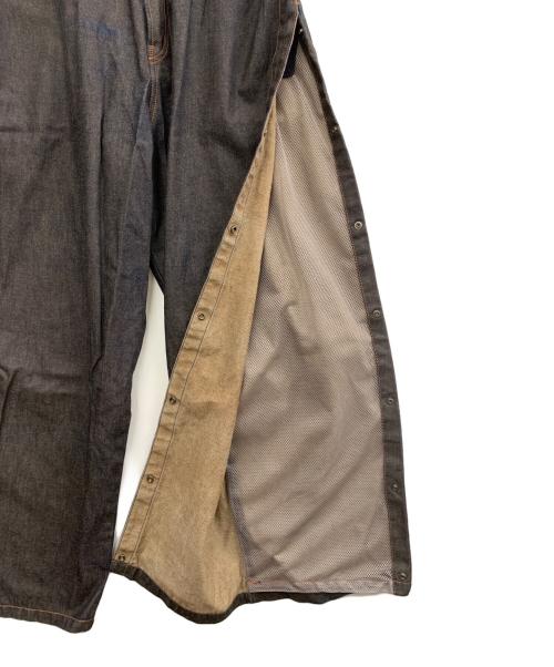 laid.B（レイド ビー）laid.B (レイド ビー) blue room (ブルー ルーム) Night Ventilation Denim Pants ブラック サイズ:3の古着・服飾アイテム