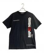 A BATHING APE ×NEIGHBORHOODアベイシングエイプ×ネイバーフッド）の古着「半袖Tシャツ」｜ブラック