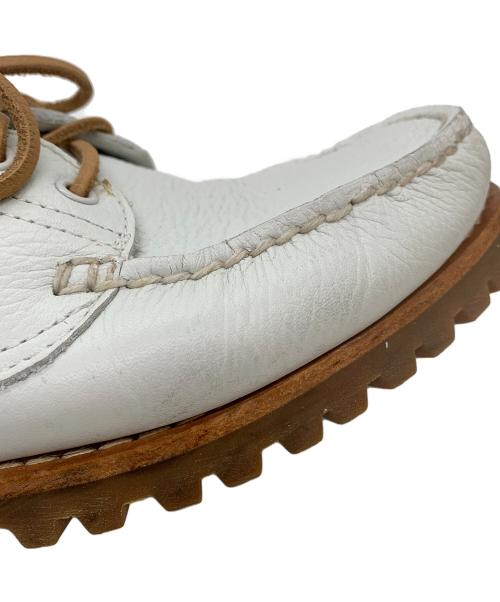 Timberland（ティンバーランド）Timberland (ティンバーランド) Authentic Handsewn Boat Shoes ホワイト サイズ:27の古着・服飾アイテム