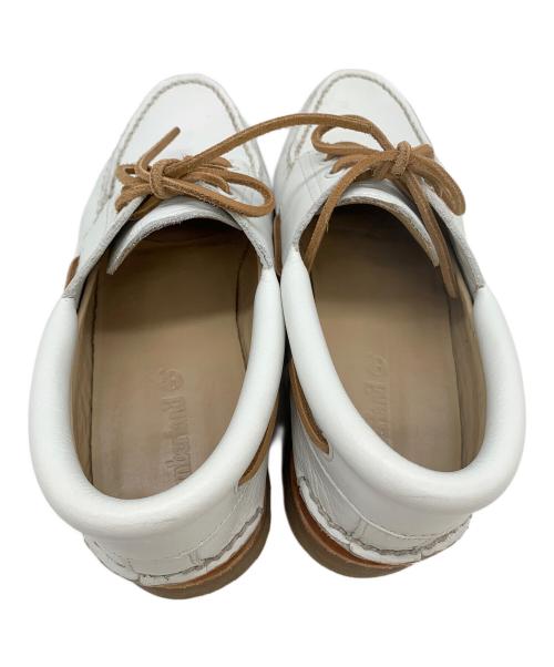 Timberland（ティンバーランド）Timberland (ティンバーランド) Authentic Handsewn Boat Shoes ホワイト サイズ:27の古着・服飾アイテム
