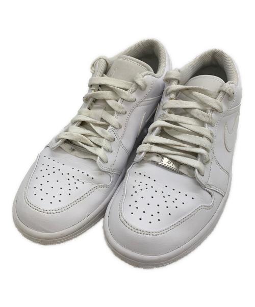 NIKE（ナイキ）NIKE (ナイキ) AIR JORDAN1 LOW ホワイト サイズ:25.5の古着・服飾アイテム