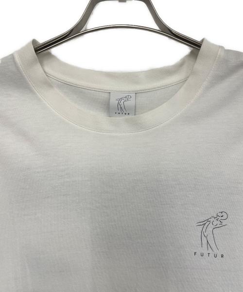 FUTUR（フューチャー）FUTUR (フューチャー) 半袖カットソー ホワイト サイズ:Mの古着・服飾アイテム