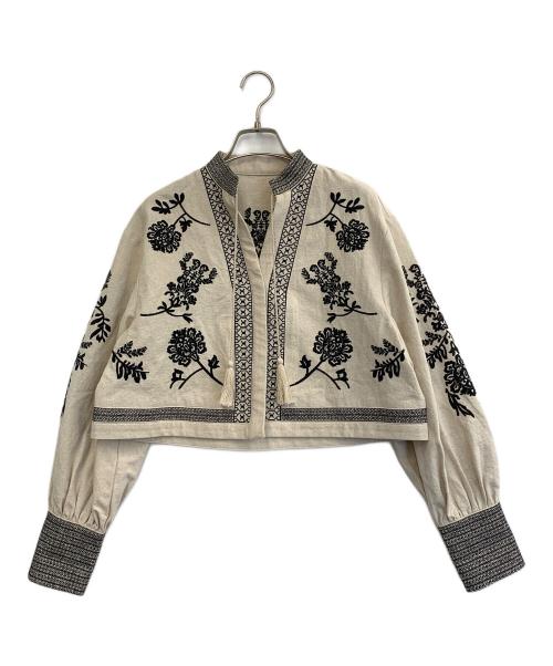 Ameri（アメリ）Ameri (アメリ) シャツジャケット ベージュ サイズ:Fの古着・服飾アイテム