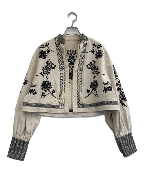 Ameri（アメリ）Ameri (アメリ) シャツジャケット ベージュ サイズ:Fの古着・服飾アイテム