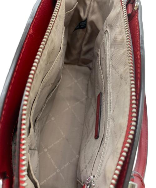 MICHAEL KORS（マイケル・コース）MICHAEL KORS (マイケル・コース) 2WAYショルダーバッグ レッドの古着・服飾アイテム