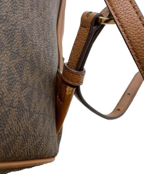 MICHAEL KORS（マイケルコース）MICHAEL KORS (マイケル・コース) リュック アディナ ブラウンの古着・服飾アイテム