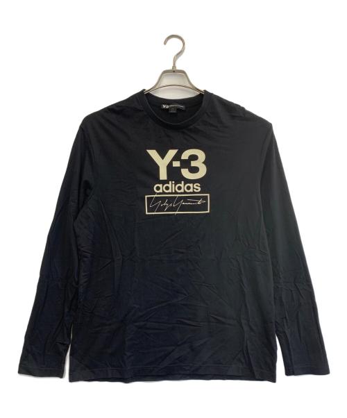 Y-3（ワイスリー）Y-3 (ワイスリー) adidas (アディダス) 長袖カットソー ブラック サイズ:Mの古着・服飾アイテム
