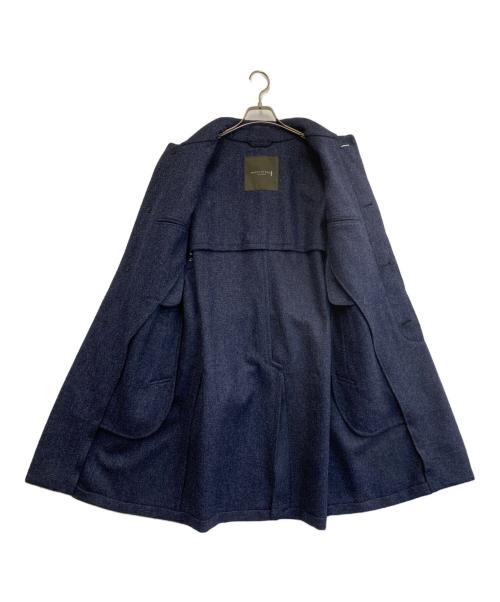 MACKINTOSH PHILOSOPHY（マッキントッシュ フィロソフィー）MACKINTOSH PHILOSOPHY (マッキントッシュ フィロソフィー) ベルト付きステンカラーコート ネイビー サイズ:FREEの古着・服飾アイテム