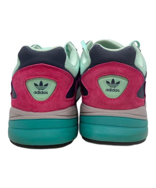 adidas（アディダス）adidas (アディダス) スニーカー グリーン×ネイビー サイズ:28の古着・服飾アイテム