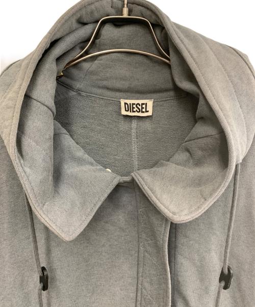 DIESEL（ディーゼル）DIESEL (ディーゼル) ジップパーカー グレー サイズ:XSの古着・服飾アイテム