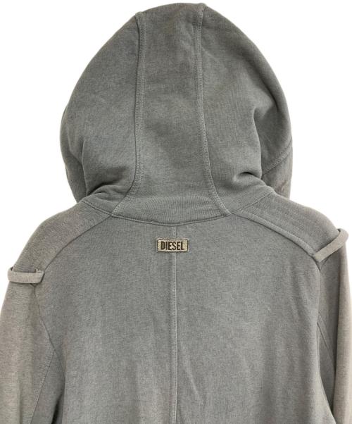 DIESEL（ディーゼル）DIESEL (ディーゼル) ジップパーカー グレー サイズ:XSの古着・服飾アイテム