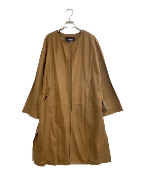 ILUNGO（イルンゴ）ILUNGO (イルンゴ) レザーコート ブラウン サイズ:38の古着・服飾アイテム
