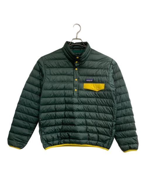 Patagonia（パタゴニア）Patagonia (パタゴニア) Down-SnapT Pullover グリーン サイズ:Sの古着・服飾アイテム