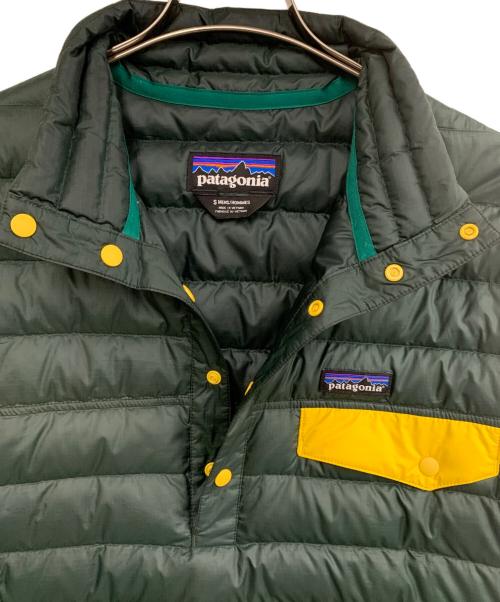 Patagonia（パタゴニア）Patagonia (パタゴニア) Down-SnapT Pullover グリーン サイズ:Sの古着・服飾アイテム