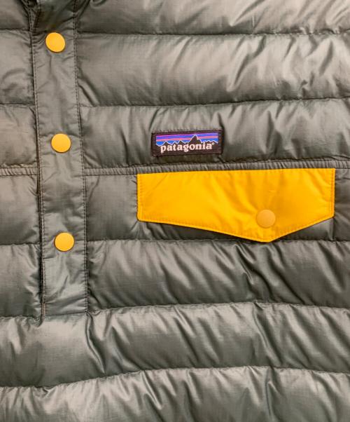 Patagonia（パタゴニア）Patagonia (パタゴニア) Down-SnapT Pullover グリーン サイズ:Sの古着・服飾アイテム