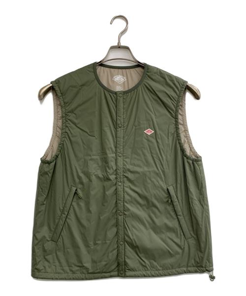 DANTON（ダントン）DANTON (ダントン) ノーカラーインサレーションベスト グリーン サイズ:L 未使用品の古着・服飾アイテム