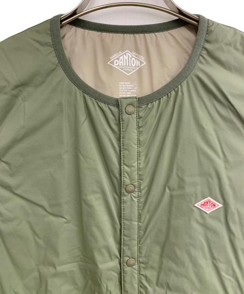 DANTON（ダントン）DANTON (ダントン) ノーカラーインサレーションベスト グリーン サイズ:L 未使用品の古着・服飾アイテム