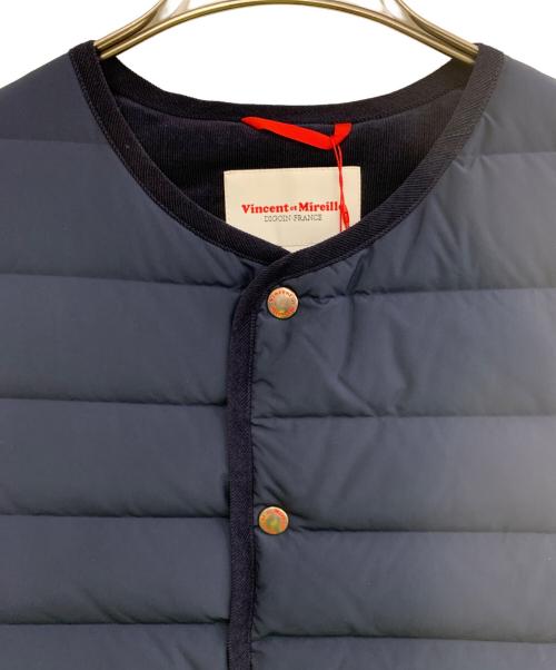VINCENT ET MIREILLE（ヴァンソンエミレイユ）VINCENT ET MIREILLE (ヴァンソンエミレイユ) ダウンベスト ネイビー サイズ:38 未使用品の古着・服飾アイテム