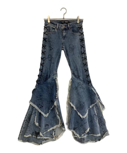 Desigual（デシグアル）Desigual (デシグアル) MARIAESCOTE デニムパンツ インディゴ サイズ:XSの古着・服飾アイテム