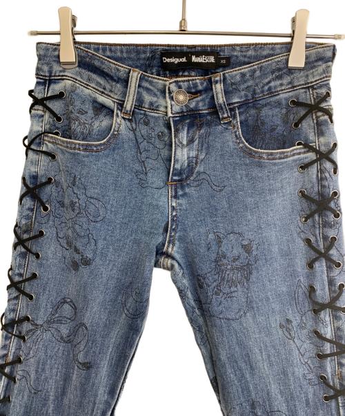 Desigual（デシグアル）Desigual (デシグアル) MARIAESCOTE デニムパンツ インディゴ サイズ:XSの古着・服飾アイテム