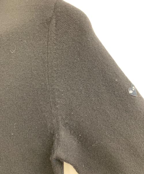 PLAY COMME des GARCONS（プレイコムデギャルソン）PLAY COMME des GARCONS (プレイコムデギャルソン) 厚手ニット ブラック サイズ:Sの古着・服飾アイテム