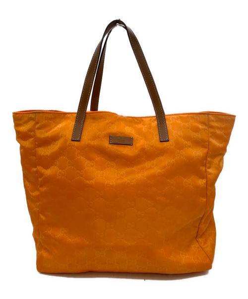 GUCCI（グッチ）GUCCI (グッチ) ハンドバッグ オレンジの古着・服飾アイテム