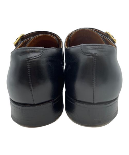 Crockett & Jones（クロケット＆ジョーンズ）Crockett & Jones (クロケット＆ジョーンズ) ダブルモンクストラップシューズ ブラック サイズ:25の古着・服飾アイテム