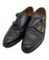 Crockett & Jones（クロケット＆ジョーンズ）の古着「ダブルモンクストラップシューズ」｜ブラック