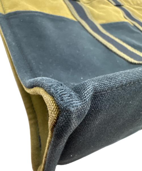 HERMES（エルメス）HERMES (エルメス) トートバッグ　フールトゥMM カーキ×ネイビーの古着・服飾アイテム