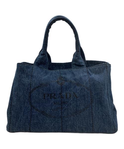 PRADA（プラダ）PRADA (プラダ) トートバッグ インディゴの古着・服飾アイテム