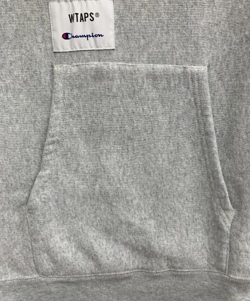 Champion REVERSE WEAVE（チャンピオン リバース ウィーブ）Champion REVERSE WEAVE (チャンピオン リバース ウィーブ) WTAPS (ダブルタップス) パーカー グレー サイズ:Mの古着・服飾アイテム