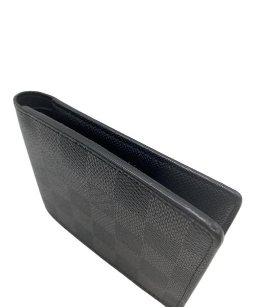 LOUIS VUITTON（ルイ ヴィトン）LOUIS VUITTON (ルイ ヴィトン) 2つ折り財布 ブラックの古着・服飾アイテム