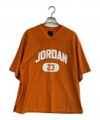 NIKEナイキ）の古着「メッシュジャージ-トップ」｜オレンジ