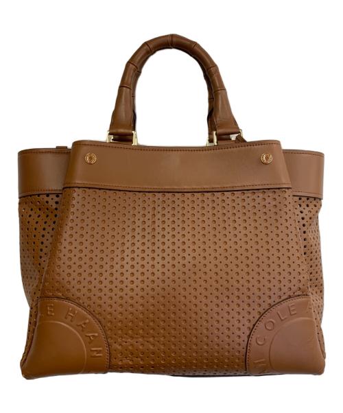 COLE HAAN（コールハーン）COLE HAAN (コールハーン) 2WAYショルダーバッグ ブラウンの古着・服飾アイテム