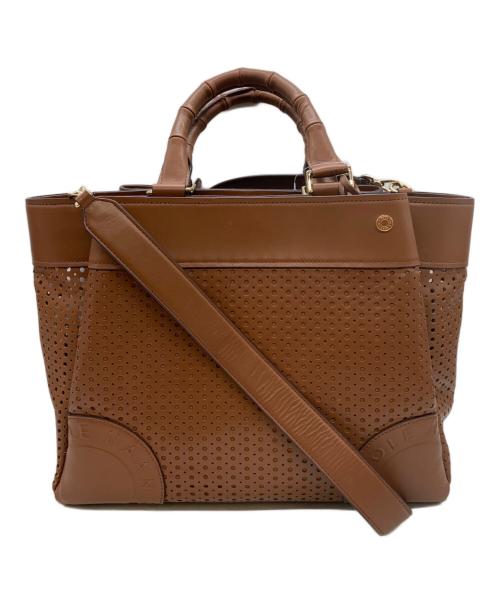 COLE HAAN（コールハーン）COLE HAAN (コールハーン) 2WAYショルダーバッグ ブラウンの古着・服飾アイテム