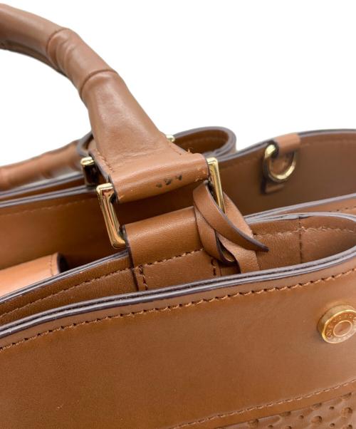 COLE HAAN（コールハーン）COLE HAAN (コールハーン) 2WAYショルダーバッグ ブラウンの古着・服飾アイテム