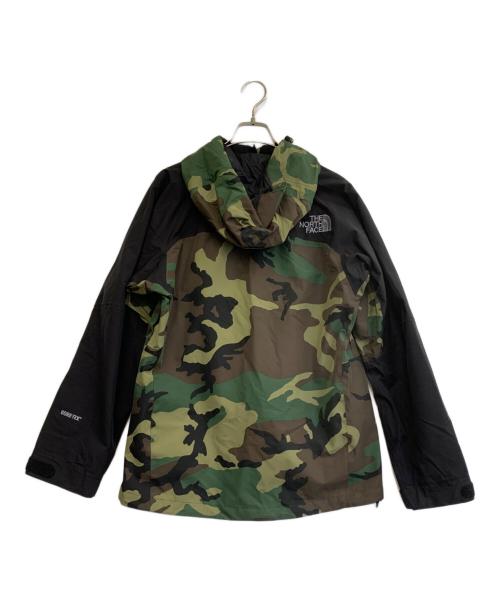 THE NORTH FACE（ザ ノース フェイス）THE NORTH FACE (ザ ノース フェイス) Novelty Mountain Jacket グリーン×ブラック サイズ:Mの古着・服飾アイテム