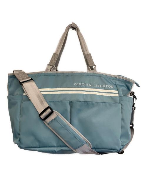ZERO HALLIBURTON（ゼロ ハリバートン）ZERO HALLIBURTON (ゼロ ハリバートン) ボストントートバッグ ブルーの古着・服飾アイテム