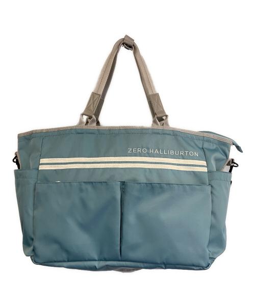 ZERO HALLIBURTON（ゼロ ハリバートン）ZERO HALLIBURTON (ゼロ ハリバートン) ボストントートバッグ ブルーの古着・服飾アイテム