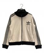 adidasアディダス）の古着「プレミアムベッケンバウアーリュクストラックトップ」｜ホワイト×ブラック