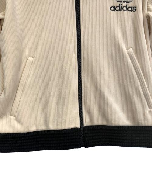 adidas（アディダス）adidas (アディダス) プレミアムベッケンバウアーリュクストラックトップ ホワイト×ブラック サイズ:2XLの古着・服飾アイテム