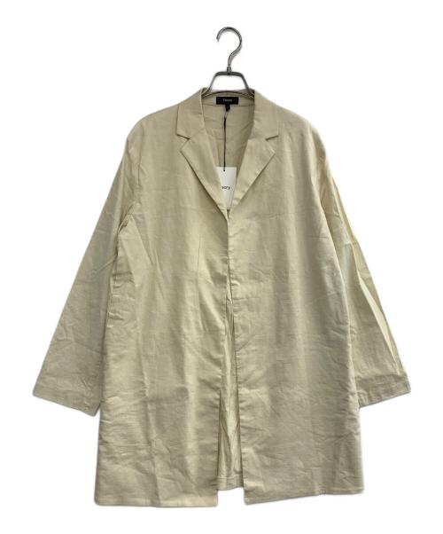 theory（セオリー）theory (セオリー) リネン混コート ベージュ サイズ:Sの古着・服飾アイテム