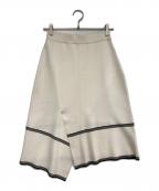 theory luxeセオリーリュクス）の古着「ニットスカート」｜ホワイト×ブラック